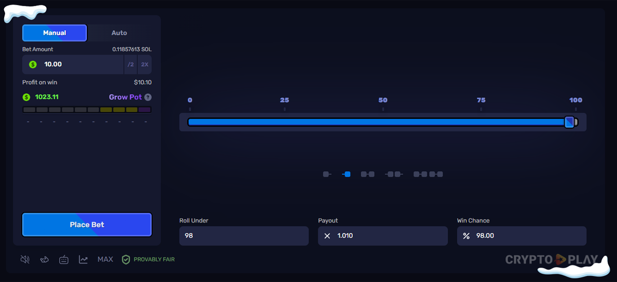 The 98% Volume Engine Dice Strategy